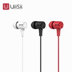 UiiSii U7 In-Ear Dynamic Driver In-ear Earphones with Mic – Red